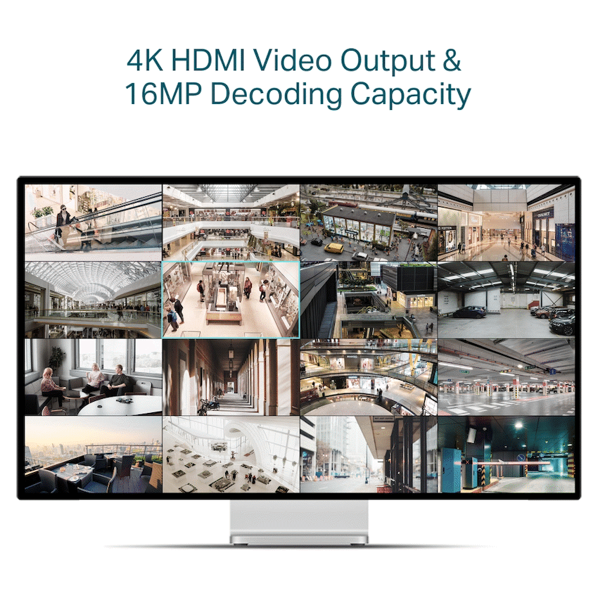 GUNMANSA TP LINK 16Channel Network Video Recorder with 16 POE