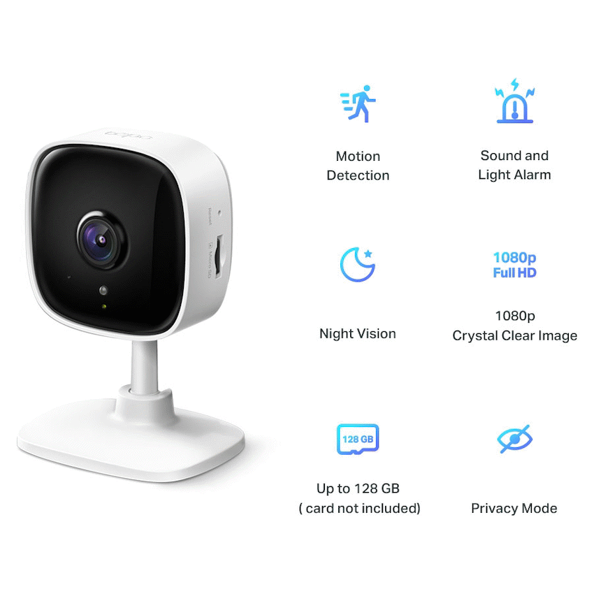 GUNMANSA TP Link 2MP 1080p  Home Security WiFi Camera