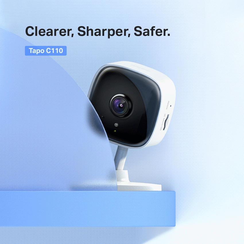 GUNMANSA TP Link Tapo C110 Home Security WiFi Camera