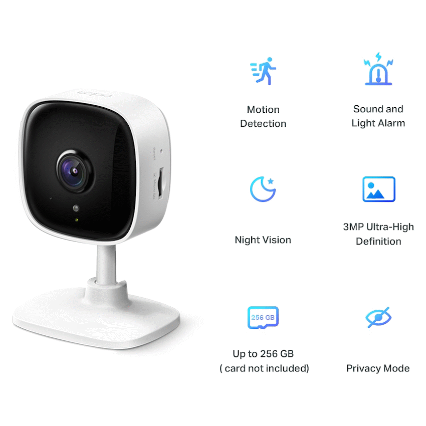 GUNMANSA TP Link Tapo C110 Home Security WiFi Camera