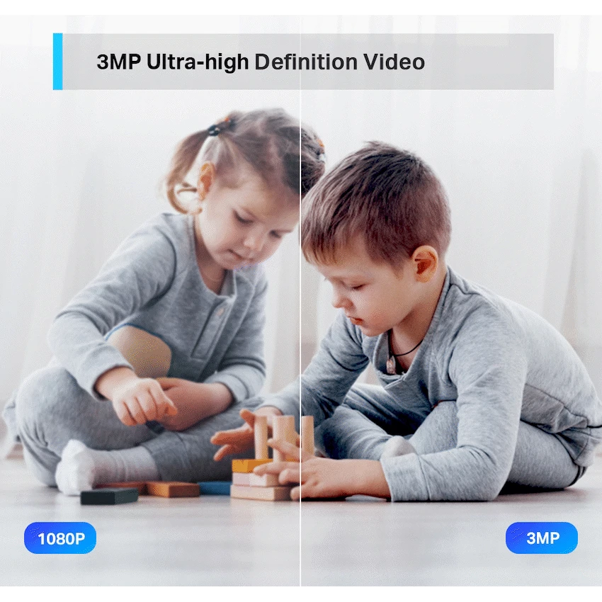 GUNMANSA TP Link Tapo C210 Pan Tilt Home Security WiFi Camera