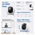GUNMANSA TP-LINK Tapo C220 Pan Tilt AI Home Security Wi-Fi Camera