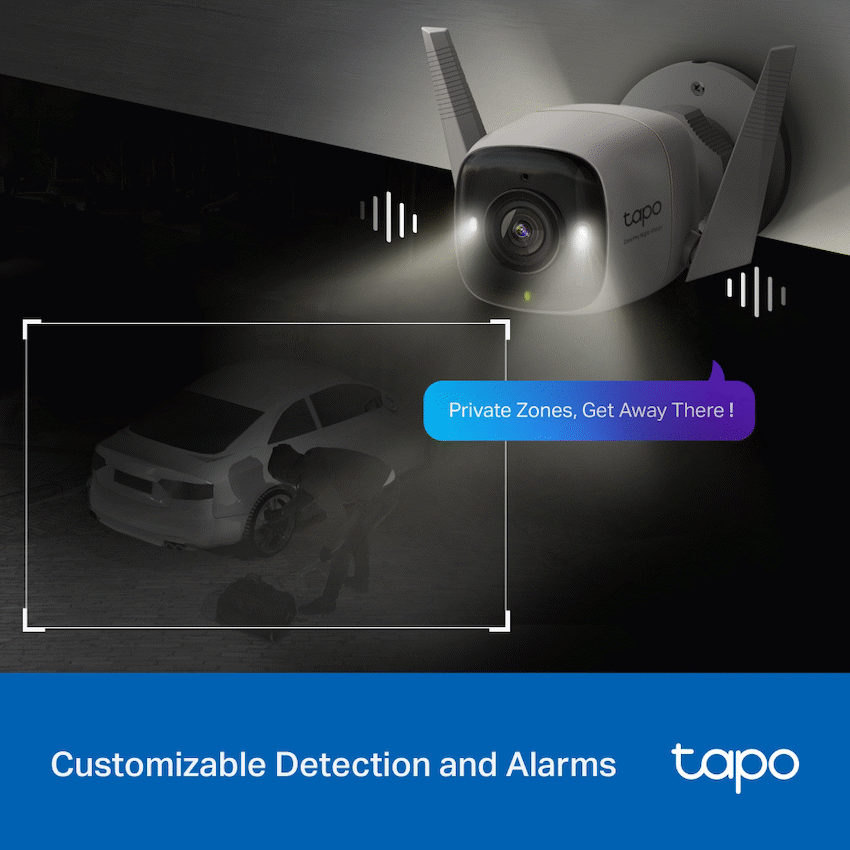 GUNMANSA TP-Link Tapo C325WB Outdoor Security Wi-Fi Camera