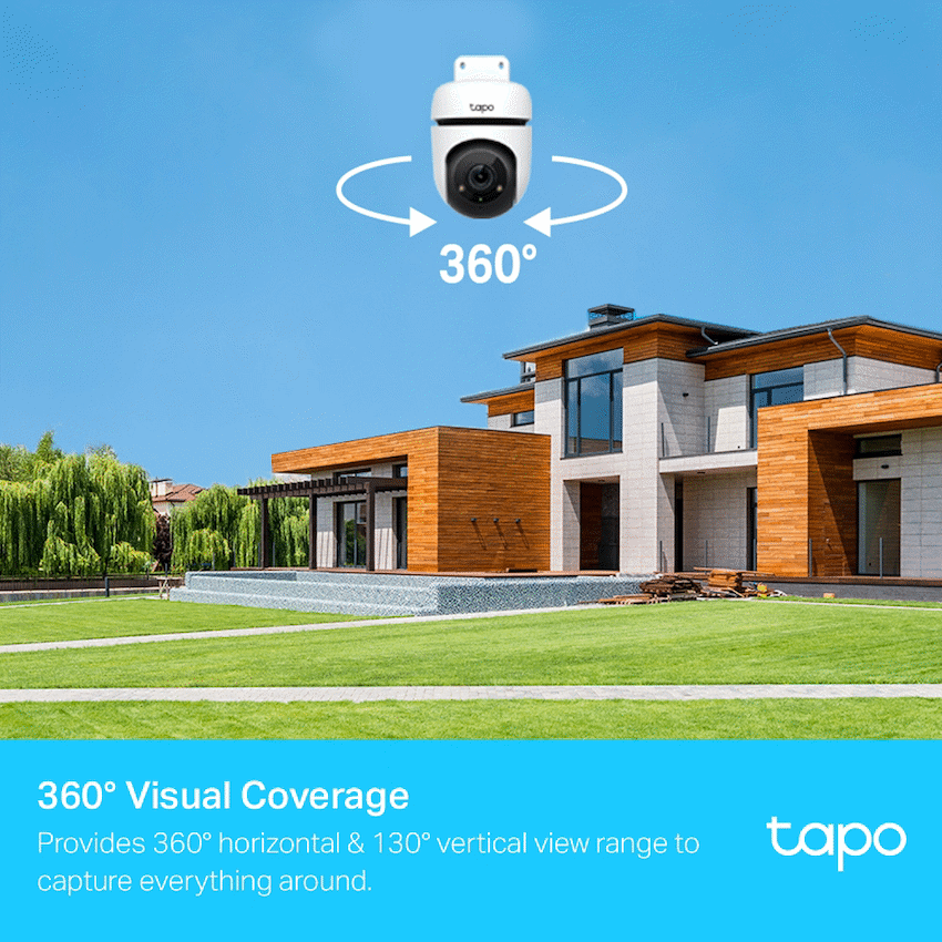 GUNMANSA TP Link Tapo C500 Outdoor Pan Tilt Security WiFi Camera