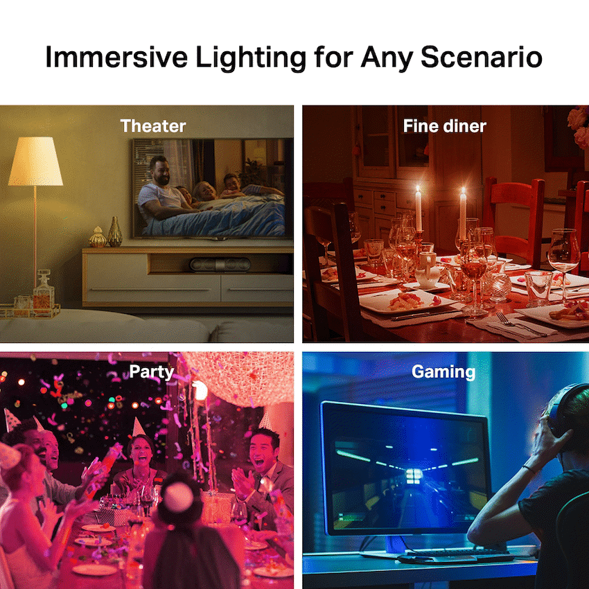 GUNMANSA TP-Link Tapo L530B Smart Wi-Fi Multicolour Light Bulb