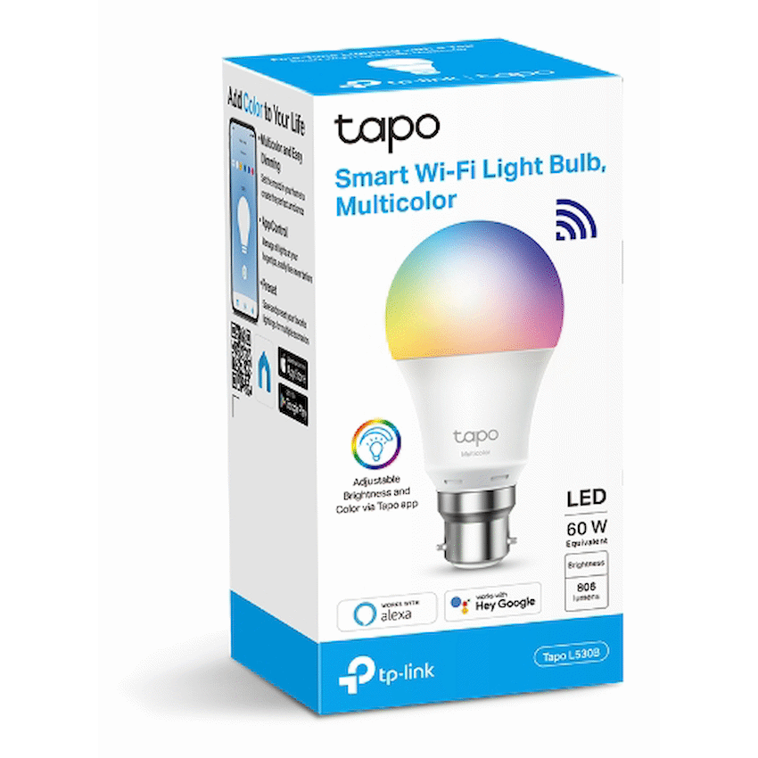 GUNMANSA TP-Link Tapo L530B Smart Wi-Fi Multicolour Light Bulb