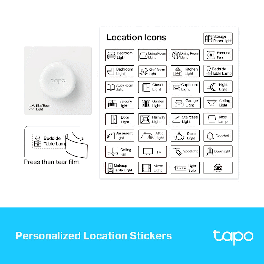 GUNMANSA TP-Link Tapo S200D Smart Remote Dimmer Switch