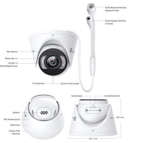 GUNMANSA TP-Link VIGI C445 2.8mm 4MP