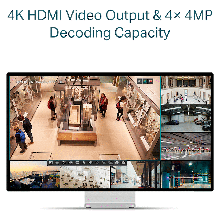 GUNMANSA TP-Link VIGI NVR1008H-8P VIGI 8 Channel Network Video Recorder