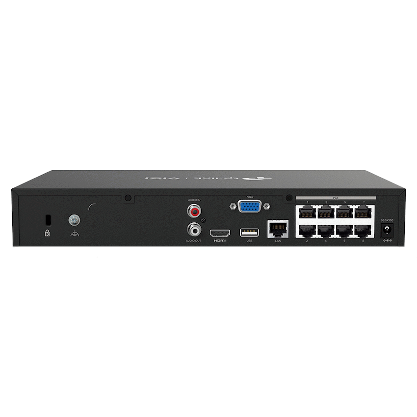 GUNMANSA TP-Link VIGI NVR1008H-8P VIGI 8 Channel Network Video Recorder