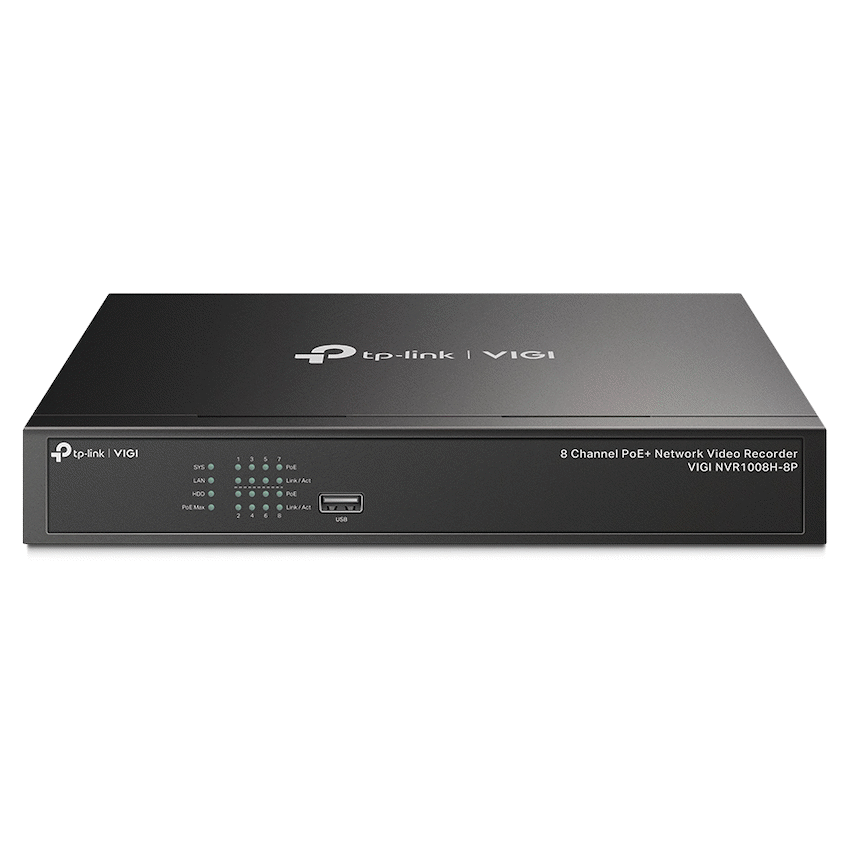 GUNMANSA TP-Link VIGI NVR1008H-8P VIGI 8 Channel Network Video Recorder