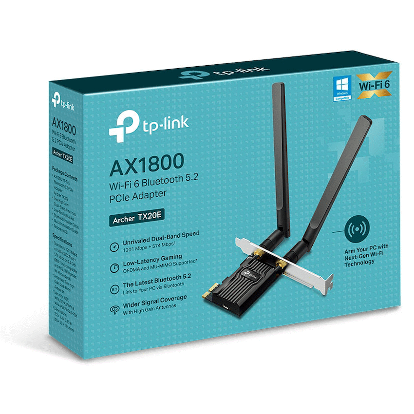 GUNMANSA TP Link WiFi and Bluetooth PCIe Card for Desktop PC