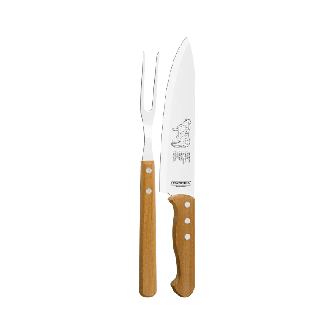 GUNMANSA TRAMONTINA	CARVING SET 2PC - 22399/074 (BLISTER PACKAGING)