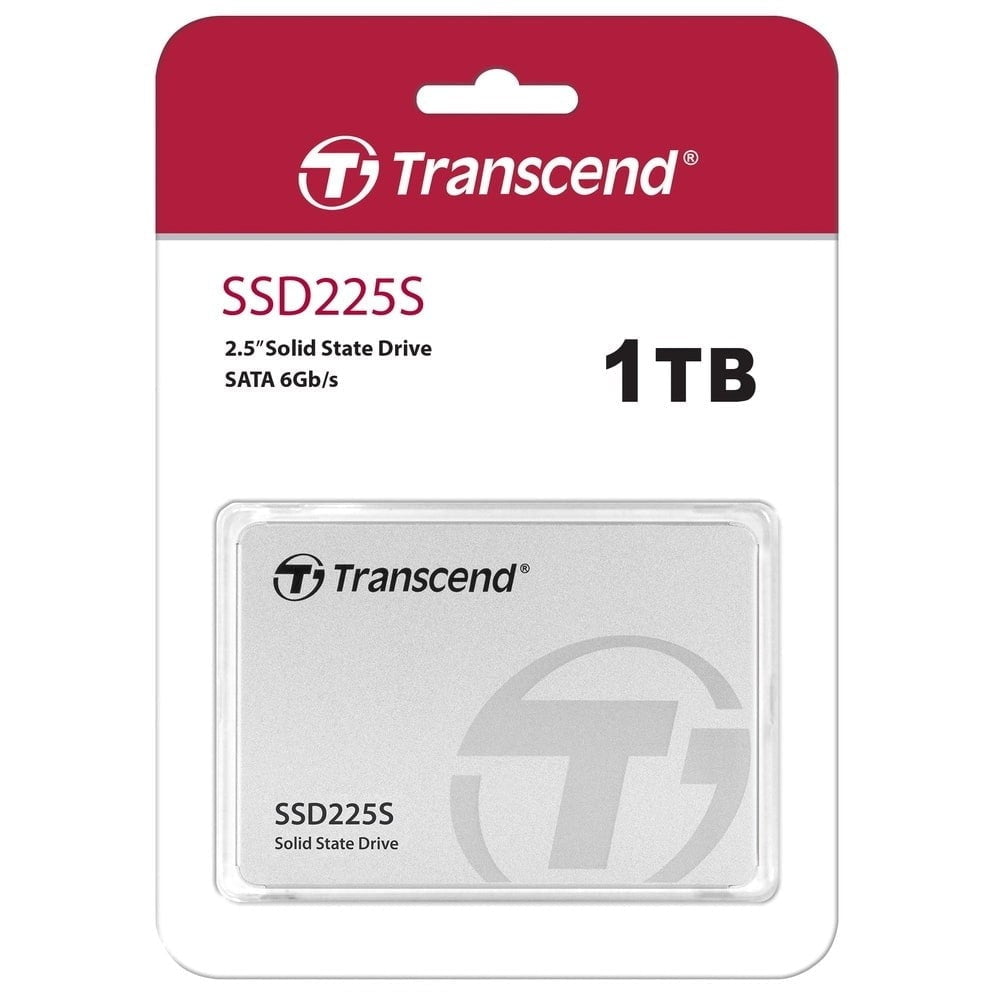 GUNMANSA TRANSCEND 1TB SSD225S 2.5' SSD DRIVE - SATA III 3D NAND with SLC cache - 550MB/s Read 500MB/s Write - 360 TBW