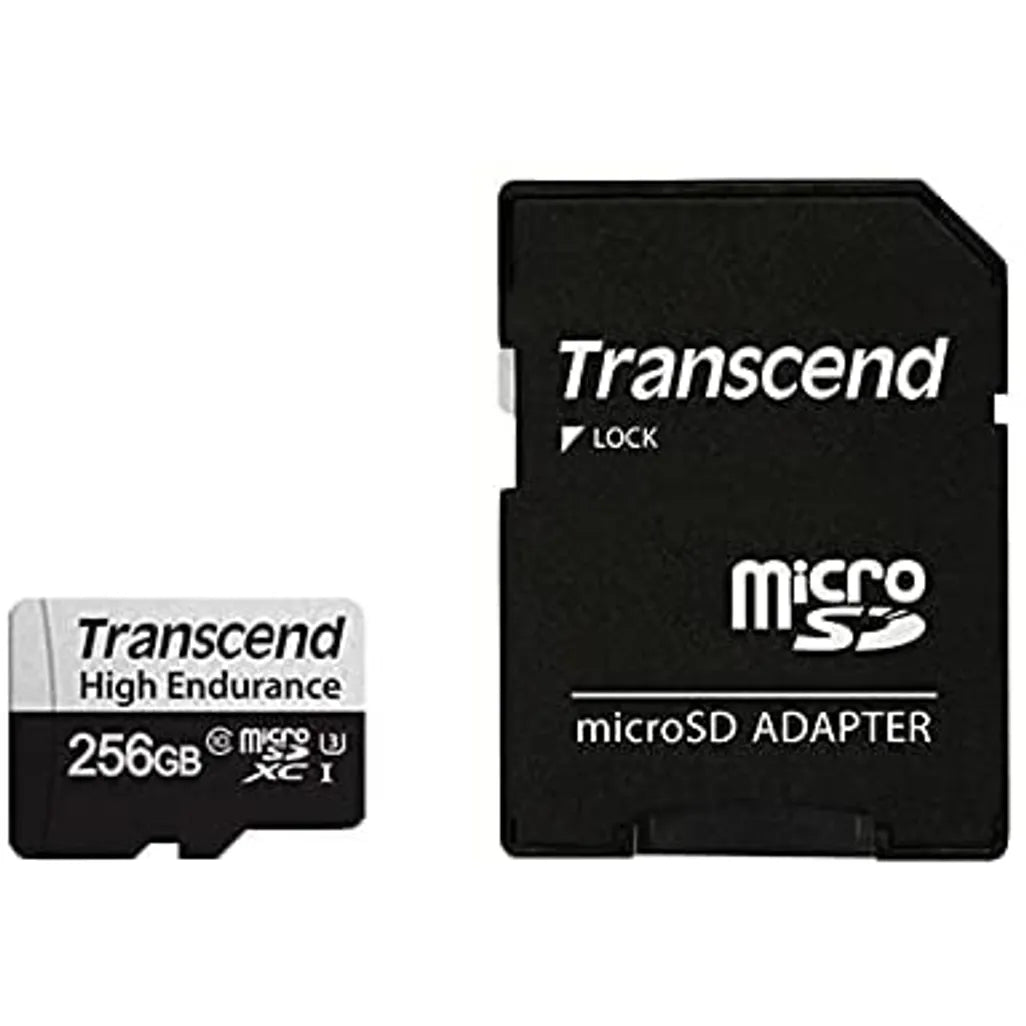 GUNMANSA Transcend 350V, 256 GB, MicroSDXC, Class 10, 95 MB/s, 45 MB/s, Class 3 (U3)