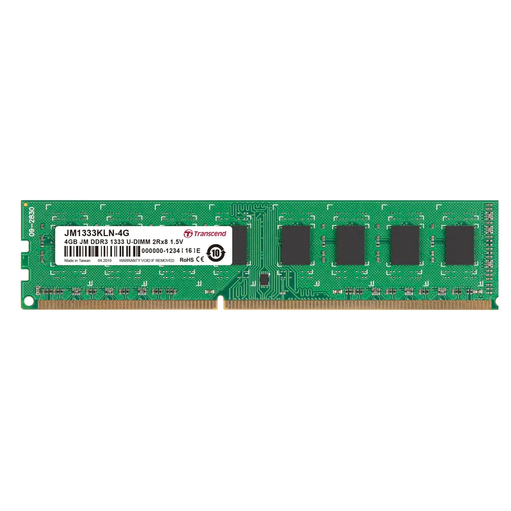 GUNMANSA TRANSCEND 4GB JETRAM DDR3-1333 Dual Rank DESKTOP DIMM 2R x 8 CL 11