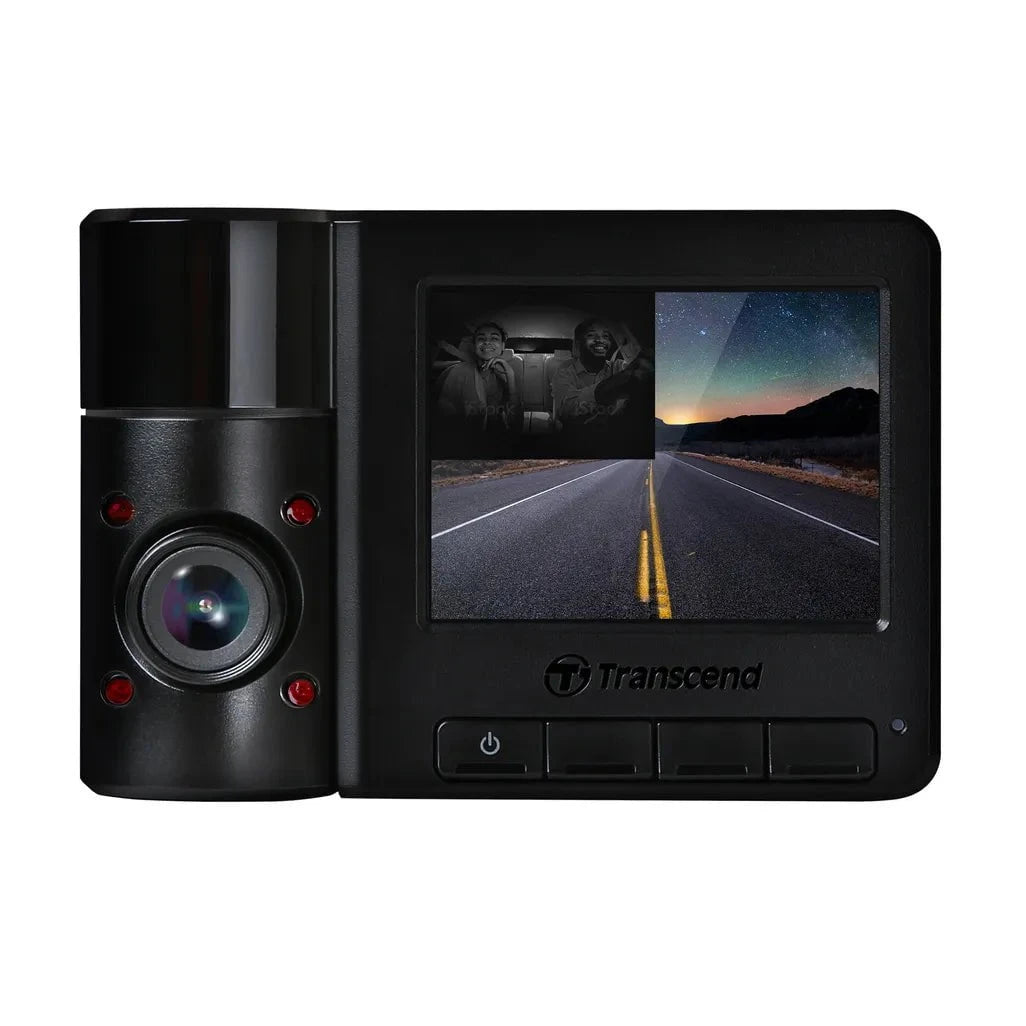 GUNMANSA TRANSCEND DRIVEPRO 550 (MODEL B) DUAL LENS DASH CAM WITH 128GB MICROSD CARD