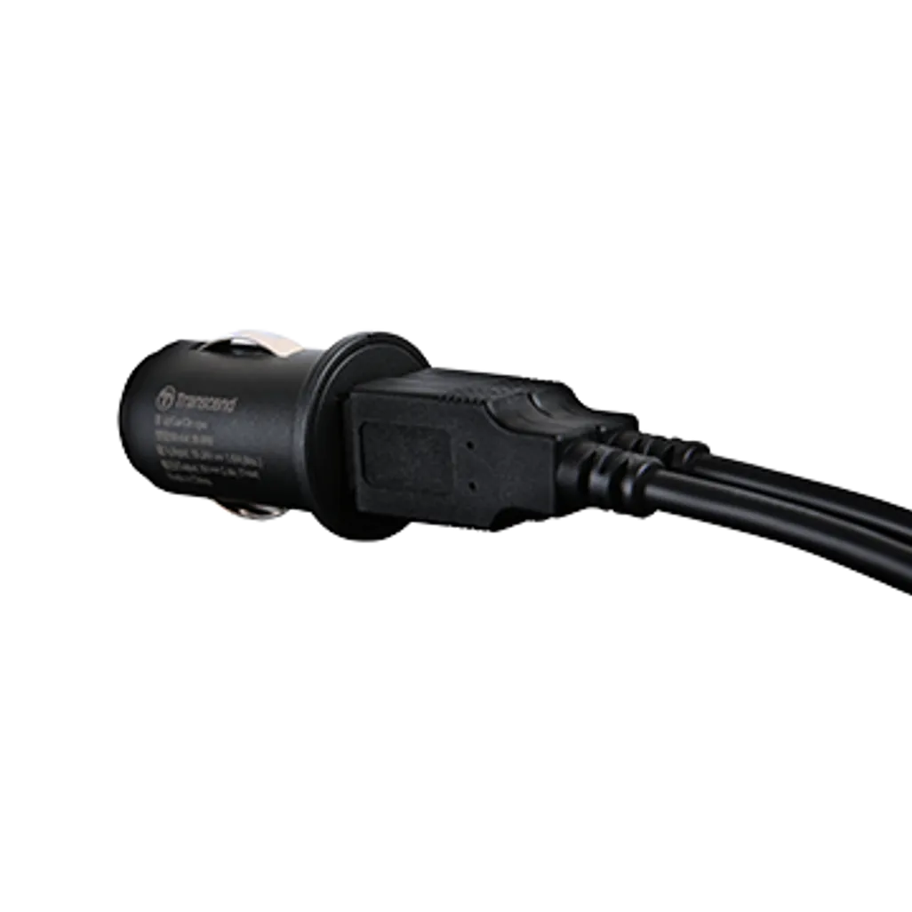 GUNMANSA Transcend Dual USB Car Lighter Adaptor & Cable Kit for Transcend Dash Cams