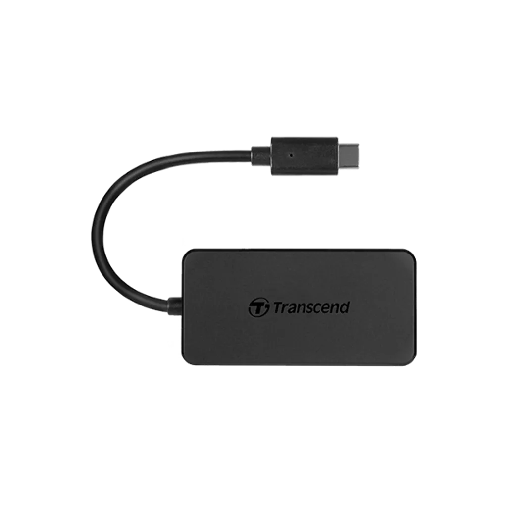 GUNMANSA Transcend HUB2C, USB 3.2 Gen 1 (3.1 Gen 1) Type-C, Black, China, CE/FCC/BSMI/KC/RCM/EAC, USB, 5 V