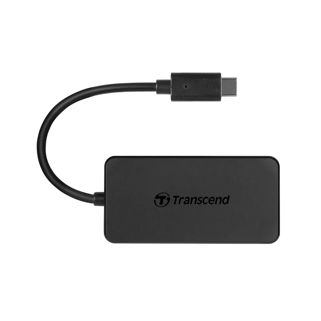 GUNMANSA Transcend HUB2C, USB 3.2 Gen 1 (3.1 Gen 1) Type-C, Black, China, CE/FCC/BSMI/KC/RCM/EAC, USB, 5 V