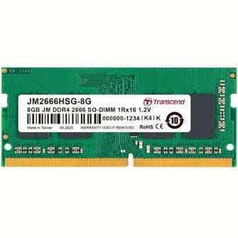 GUNMANSA TRANSCEND JET MEMORY 8GB DDR4 2666MHZ SO-DIMM 1RX16 1GX16 CL19 1.2V