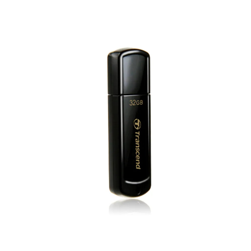 GUNMANSA Transcend JetFlash 350 32GB, 32 GB, USB Type-A, 2.0, Cap, 8.5 g, Black