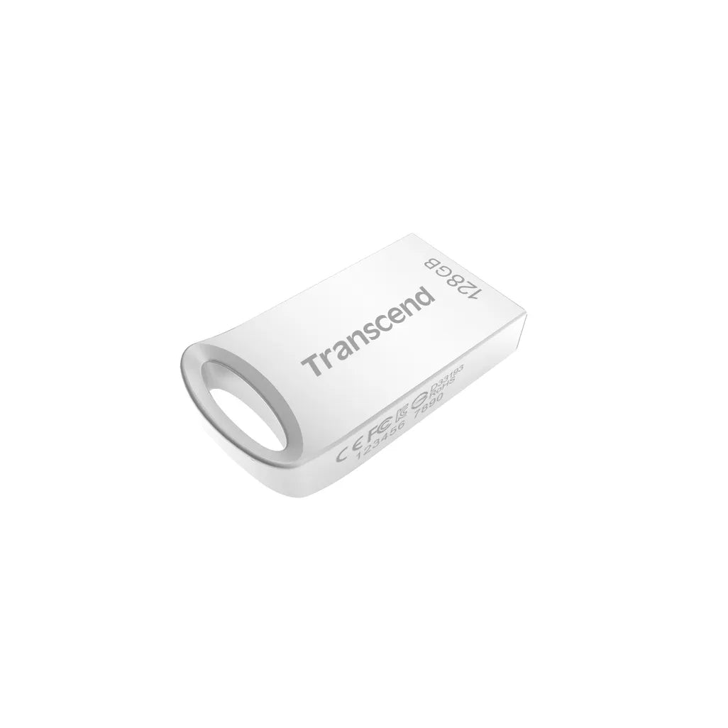 GUNMANSA Transcend JetFlash 710 64GB, 64 GB, USB Type-A, 3.2 Gen 1 (3.1 Gen 1), Capless, 3.3 g, Silver