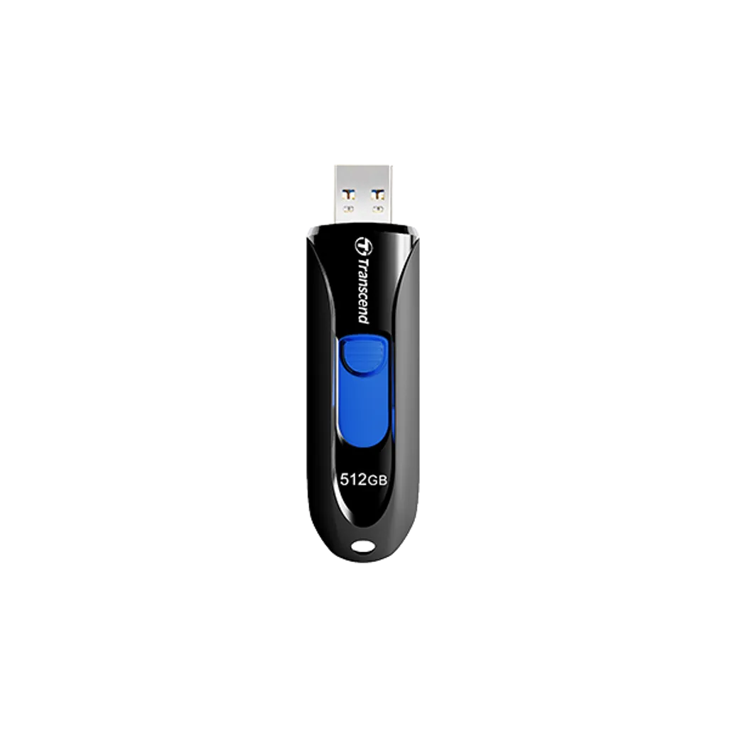 GUNMANSA Transcend JetFlash 790, 512 GB, USB Type-A, 3.2 Gen 1 (3.1 Gen 1), Slide, 18 g, Black