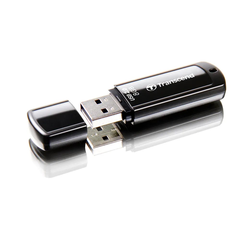 GUNMANSA Transcend JetFlash elite JetFlash 350 8GB, 8 GB, USB Type-A, 2.0, Cap, 8.5 g, Black
