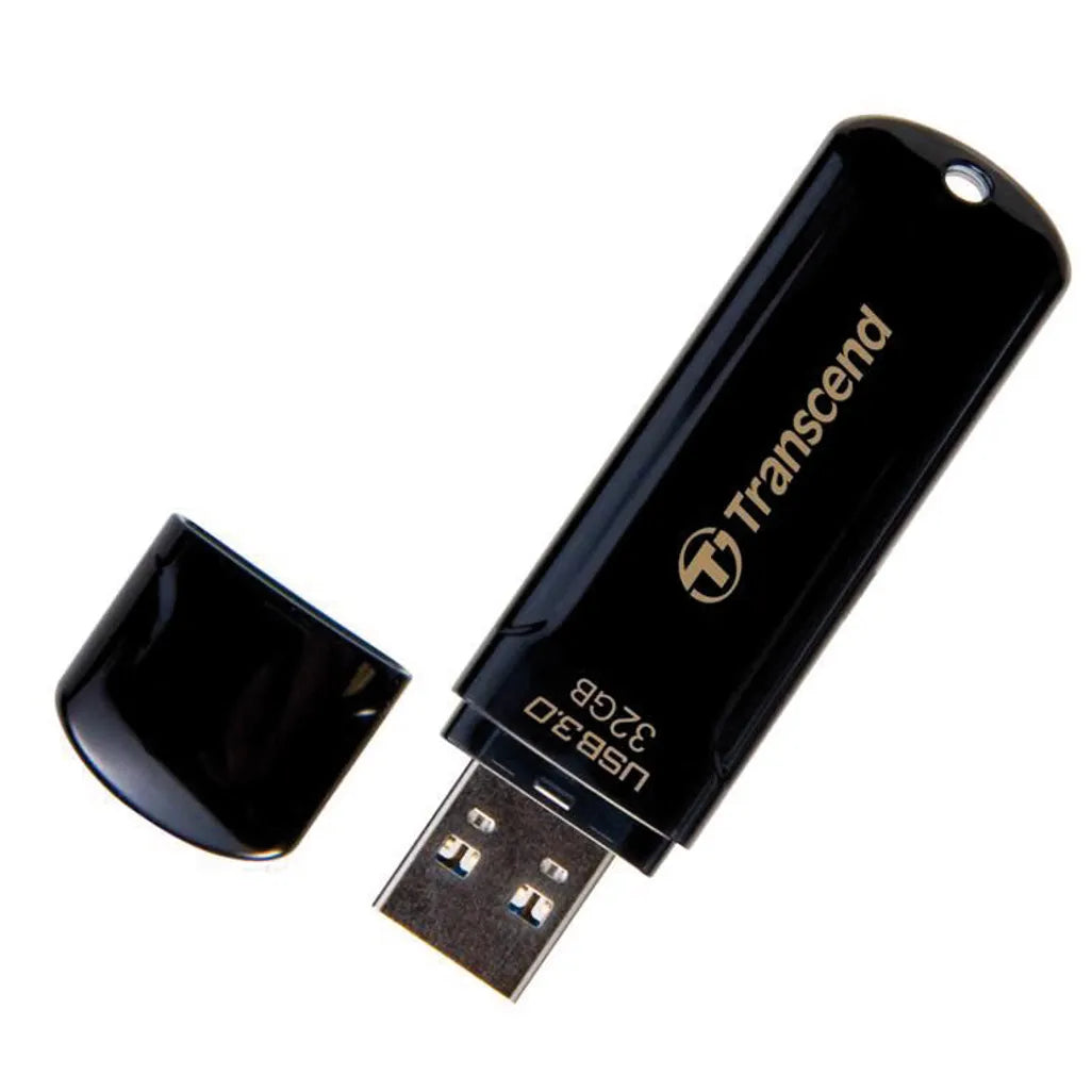 GUNMANSA Transcend JetFlash elite JetFlash 700 32GB, 32 GB, USB Type-A, 3.2 Gen 1 (3.1 Gen 1), Cap, 8.5 g, Black
