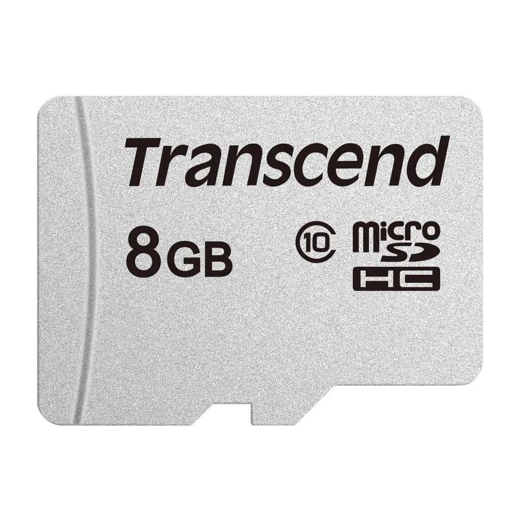 GUNMANSA Transcend microSD Card SDHC 300S 8GB, 8 GB, MicroSDHC, Class 10, NAND, 20 MB/s, 10 MB/s