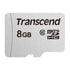 GUNMANSA Transcend microSD Card SDHC 300S 8GB, 8 GB, MicroSDHC, Class 10, NAND, 20 MB/s, 10 MB/s