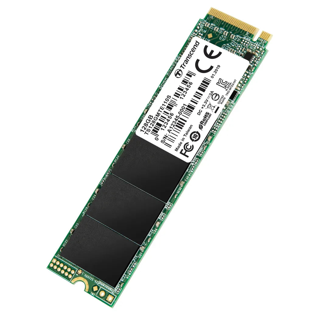 GUNMANSA Transcend PCIe SSD 110S 128G, 128 GB, M.2, 1500 MB/s