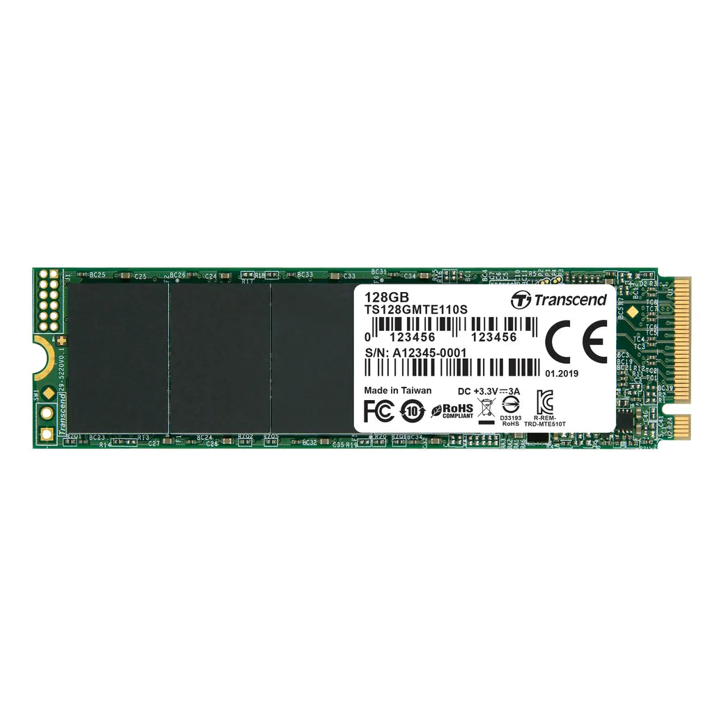 GUNMANSA Transcend PCIe SSD 110S 128G, 128 GB, M.2, 1500 MB/s