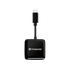 GUNMANSA Transcend RDC3 Card Reader, MicroSDHC, MicroSDXC, SDHC, SDXC, Black,
