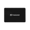 GUNMANSA Transcend RDC8 Card Reader, CF, MicroSDHC, MicroSDXC, SD, SDHC, SDXC, Black