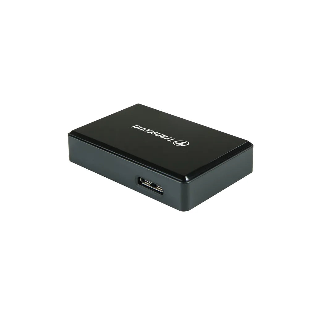 GUNMANSA Transcend RDC8 Card Reader, CF, MicroSDHC, MicroSDXC, SD, SDHC, SDXC, Black