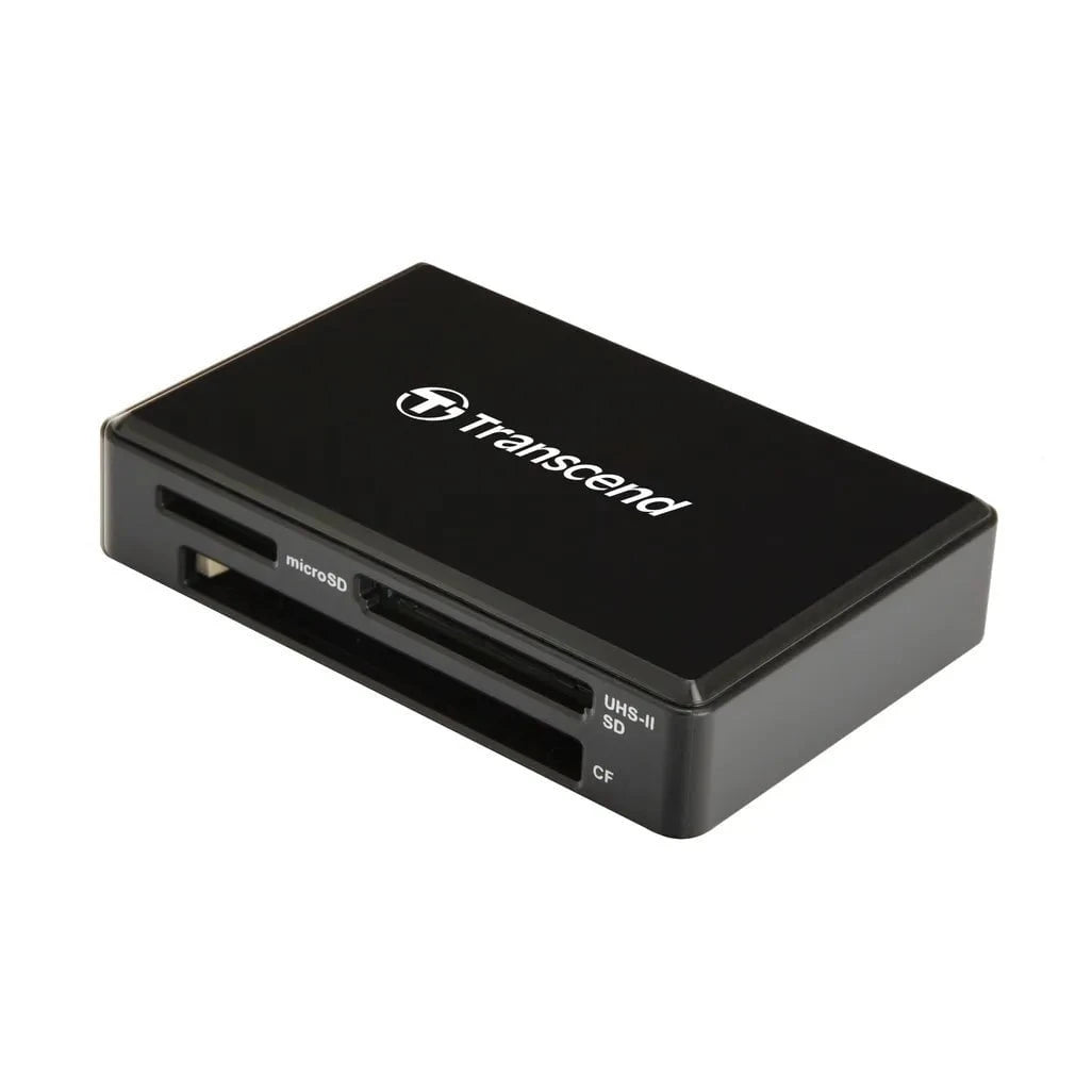 GUNMANSA Transcend RDF9 Card Reader Black, CF, MicroSDHC, MicroSDXC, SDHC, SDXC, Black
