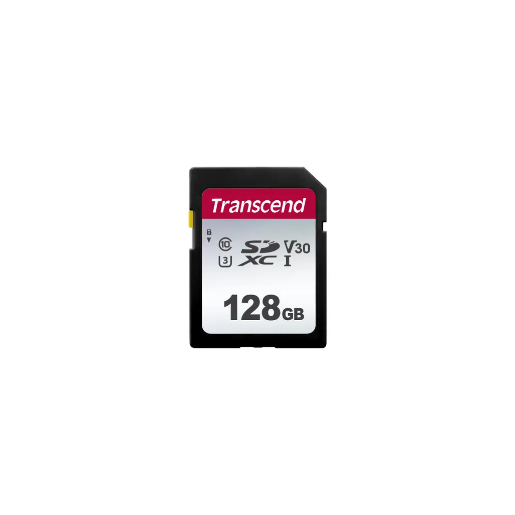 GUNMANSA Transcend SD Card SDXC 300S 128GB, 128 GB, SDXC, Class 10, NAND, 95 MB/s, 40 MB/s