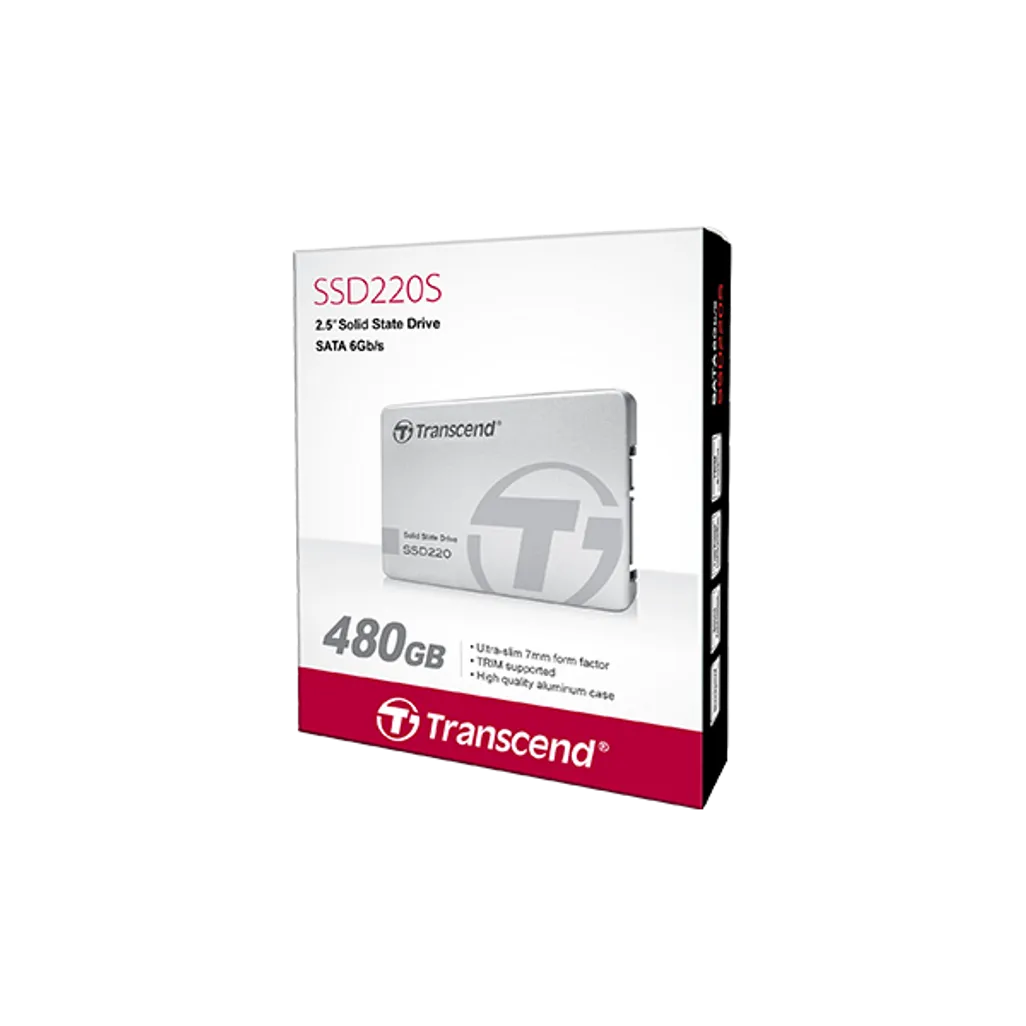 GUNMANSA Transcend SSD220S, 480 GB, 2.5", 500 MB/s, 6 Gbit/s