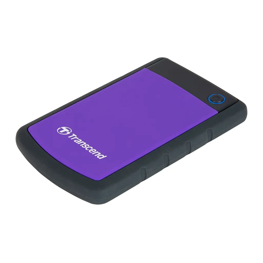 GUNMANSA Transcend StoreJet 25H3 2TB Purple, 2 TB, 2.5", 3.2 Gen 1 (3.1 Gen 1), 5400 RPM, Black, Purple