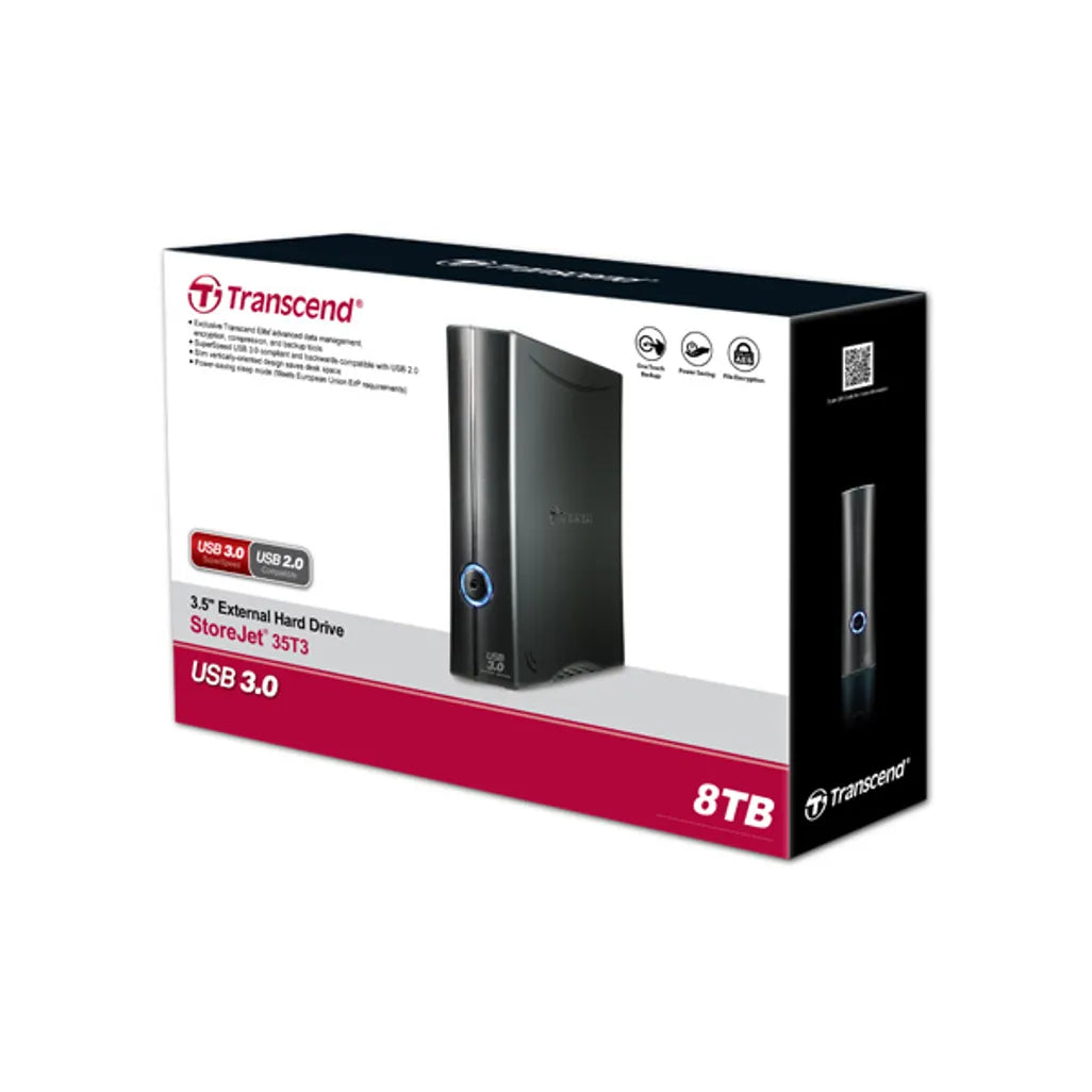 GUNMANSA TRANSCEND STOREJET 8TB 3.5'' USB3.0 HDD