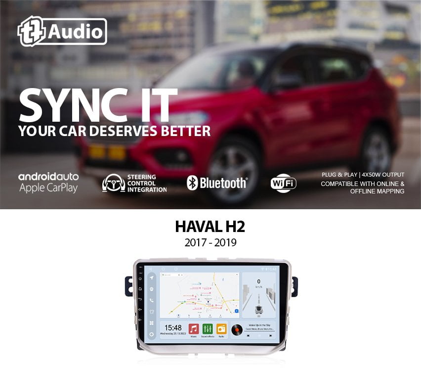 GUNMANSA TT Audio 9″ replacement radio for HAVAL Great Wall H2 2017 – 2019 (Class D)