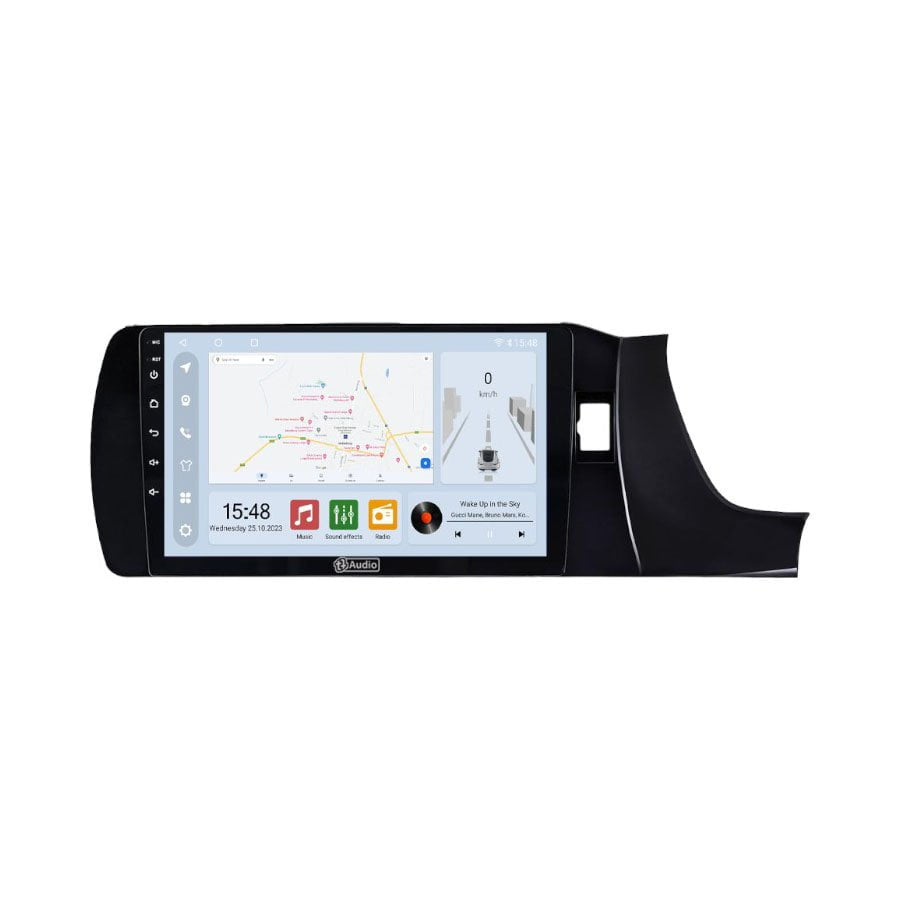 GUNMANSA TT Audio 9″ replacement radio for Honda Amaze 2018-2024 (CLASS D)