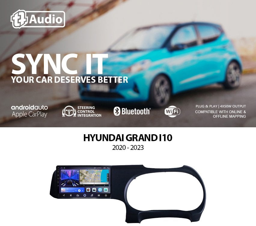 GUNMANSA TT Audio 9″ replacement radio for HYUNDAI i20 2009 – 2014 (4G ULTRA)