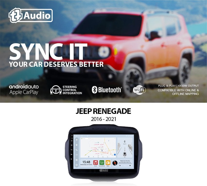 GUNMANSA TT Audio 9″ replacement radio for JEEP Wrangler 2018-2023 (4G ULTRA)
