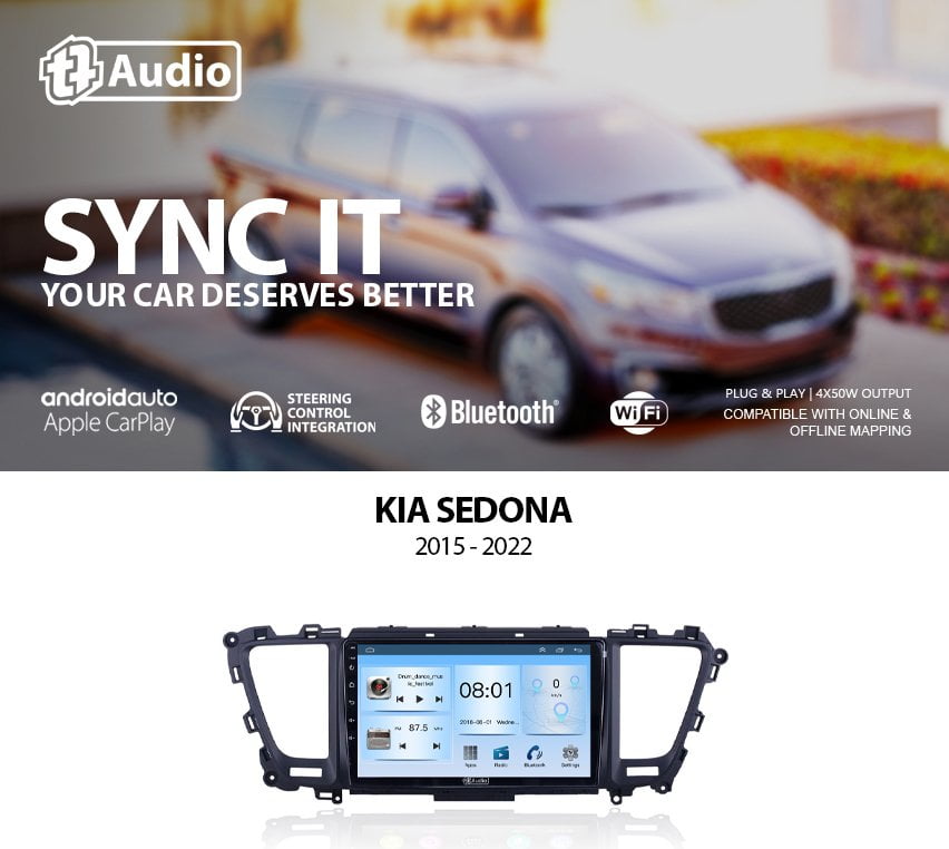 GUNMANSA TT Audio 9″ replacement radio for KIA Sorento 2015-2021 (Eco)
