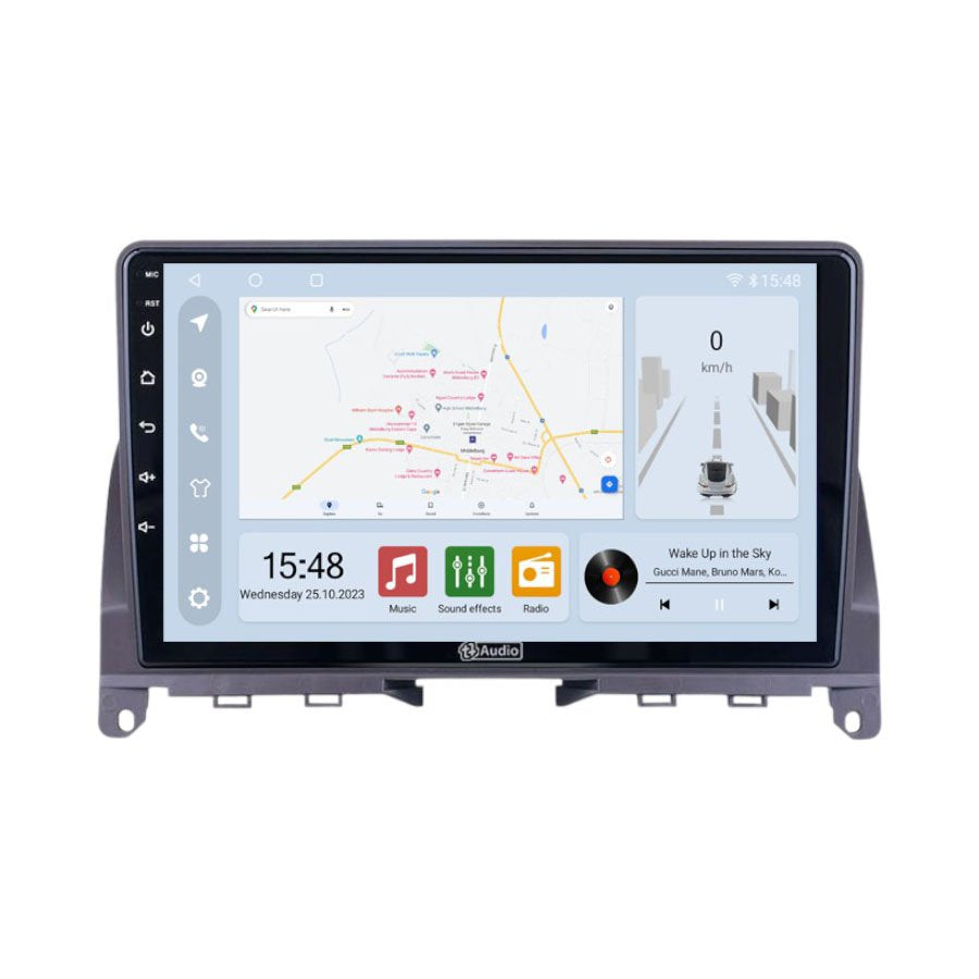 GUNMANSA TT Audio 9″ replacement radio for MERCEDES C-Class (W204) 2007 – 2013 (CLASS D)
