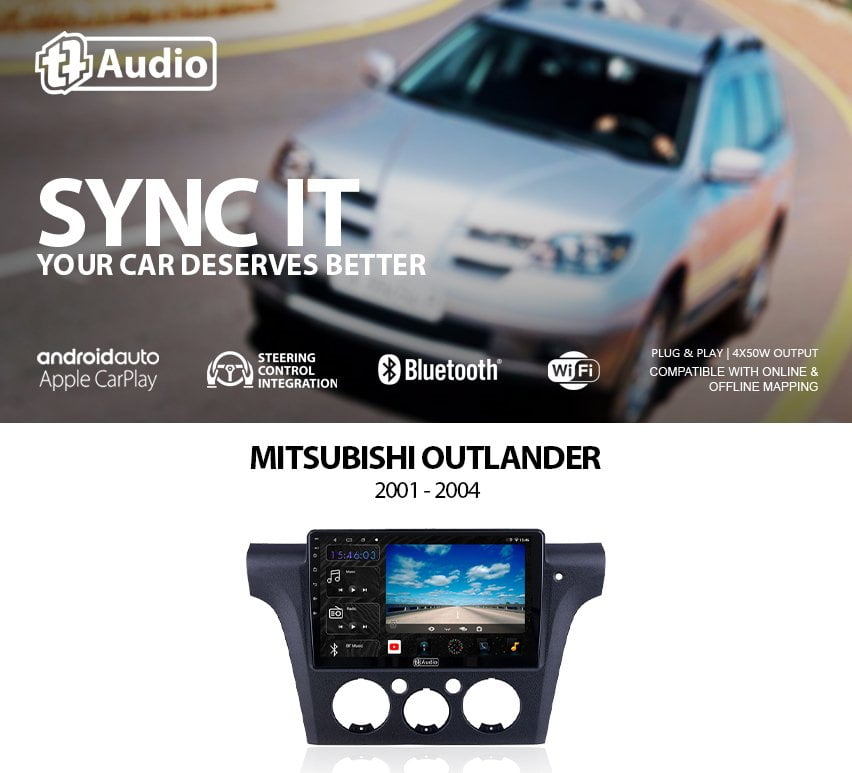 GUNMANSA TT Audio 9″ replacement radio for MISTUBISHI XPANDER 2021-2024 (CLASS D)