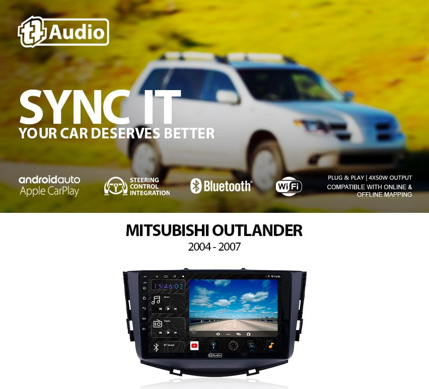GUNMANSA TT Audio 9″ replacement radio for MITSUBISHI ASX 2010-2019 (2K SCREEN)